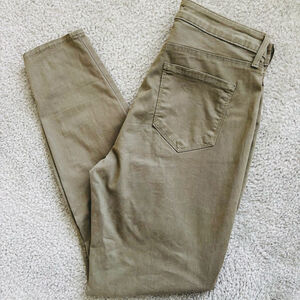EUC L’Agence Margot Skinny Highrise Army Green Jeans | Size 26